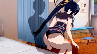 High School DxD – Akeno Himejima 3D Hentai