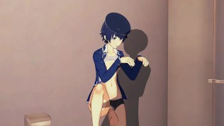 Persona 4 – Naoto Shirogane 3D Hentai