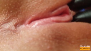 Extreme Close up Pussy teasing and HUGE pulsating orgasms